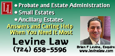 Law Levine, LLC - Estate Attorney in Greene County PA for Probate Estate Administration including small estates and ancillary estates